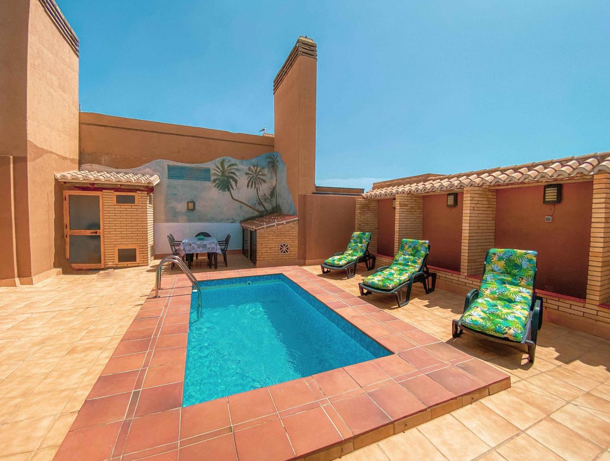 Nuevo Atico Con Piscina Privada Y Vistas Al Mar Apartment ฟูเอนฮิโรลา ภายนอก รูปภาพ